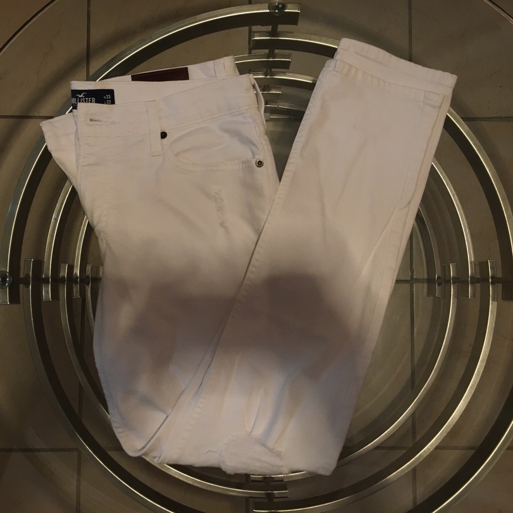 White Hollister Skinny Jeans